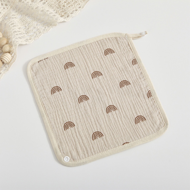 Yếm Ăn Mềm Mại Thấm Hút Mồ Hôi Sành Điệu Cho Bé 0-6 Tuổi