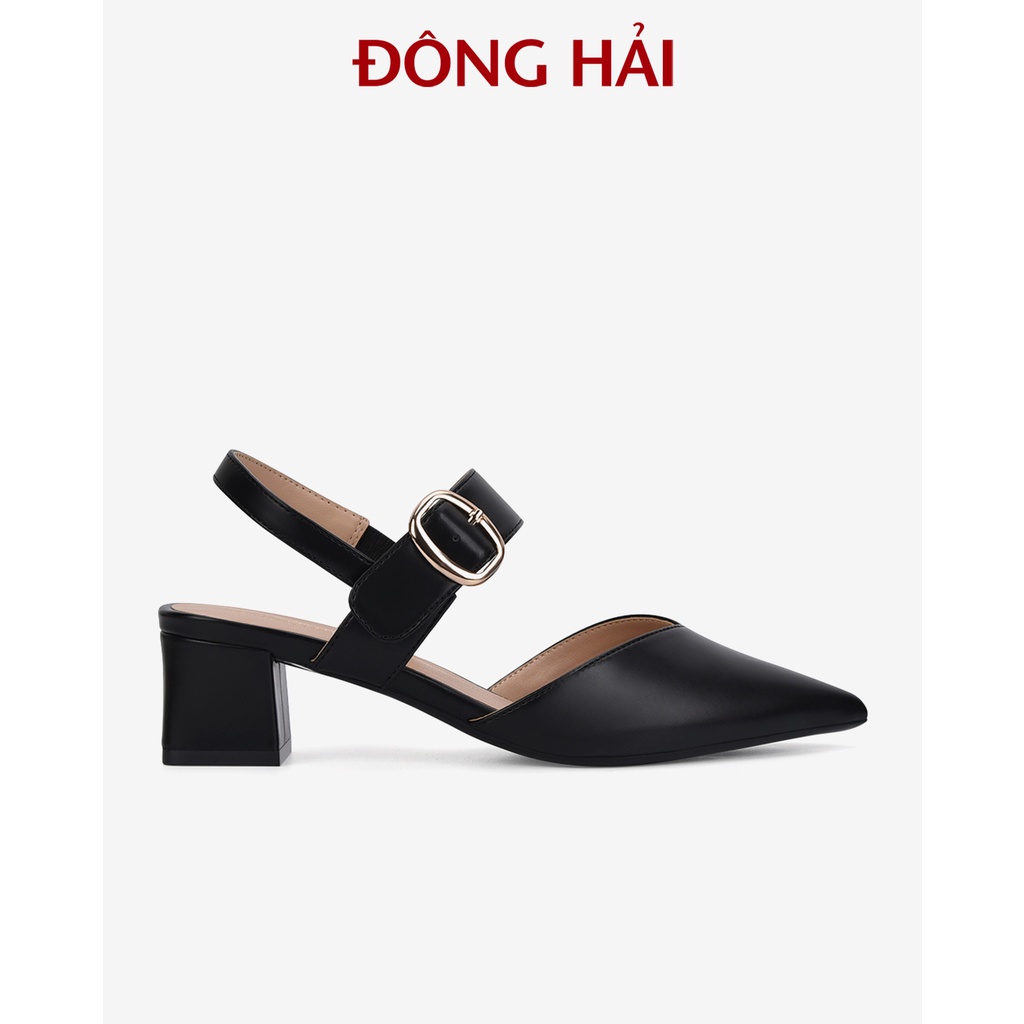 &quot;TẶNG NGAY 30K khi theo dõi gian hàng &quot; Giày cao gót Đông Hải thanh lịch thiết kế dạng Ankle Strap cổ điển 5cm - G85O8