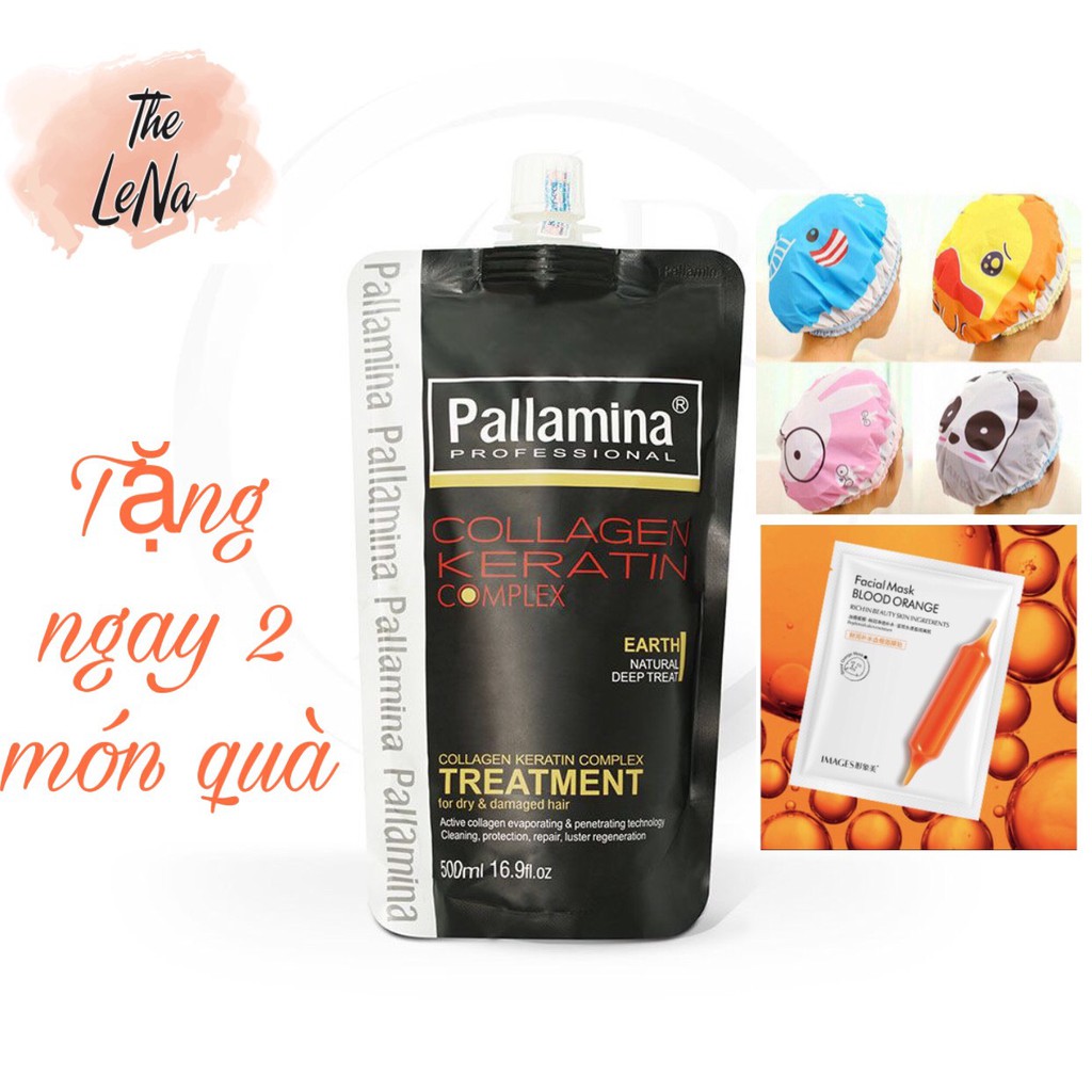 Kem Hấp Ủ Tóc Dưỡng Sinh Tái Tạo Phục Hồi Hương Nước Hoa Colagen - Keratin Pallamina 500ml [ HOT NHẤT ]