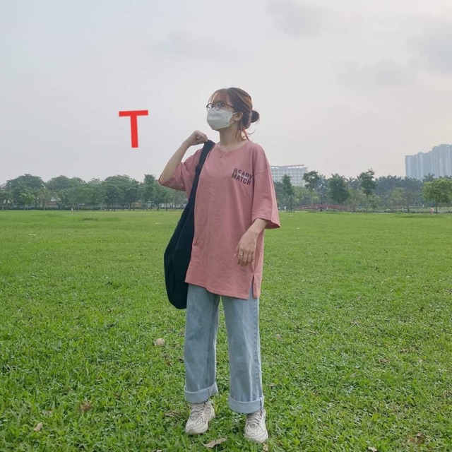 Sét áo ready +quần bò ống rộng TTO977