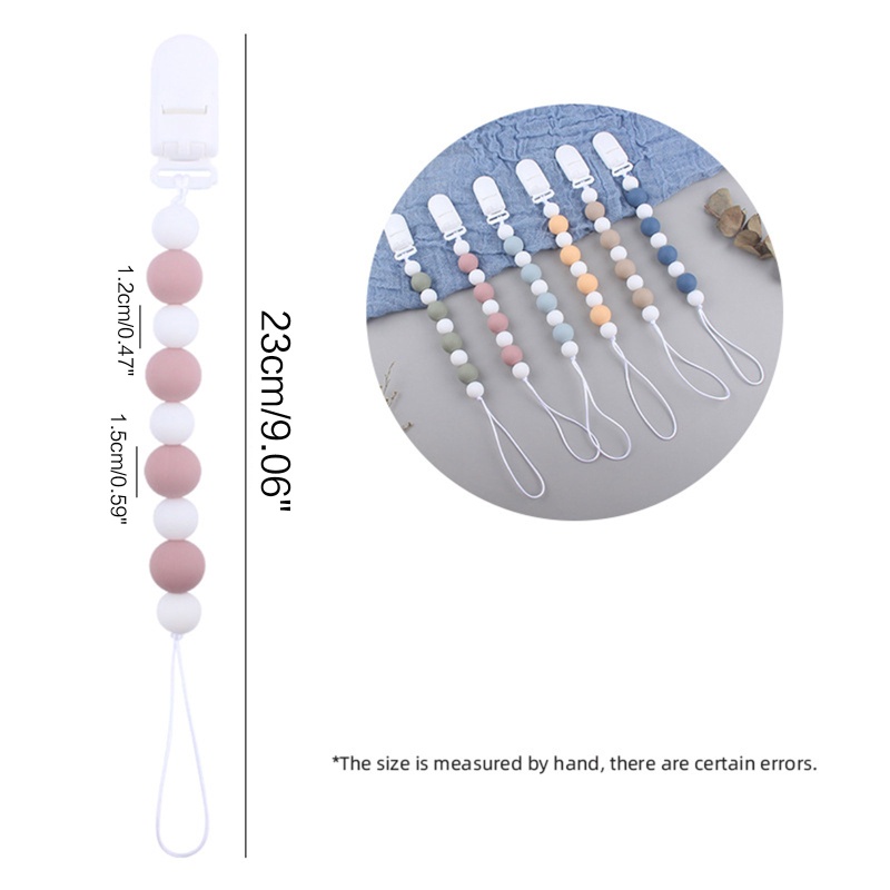 Giá Đỡ Núm Vú Giả Bằng Silicon Mềm Có Thể Gặm Răng Cho Bé Sơ Sinh