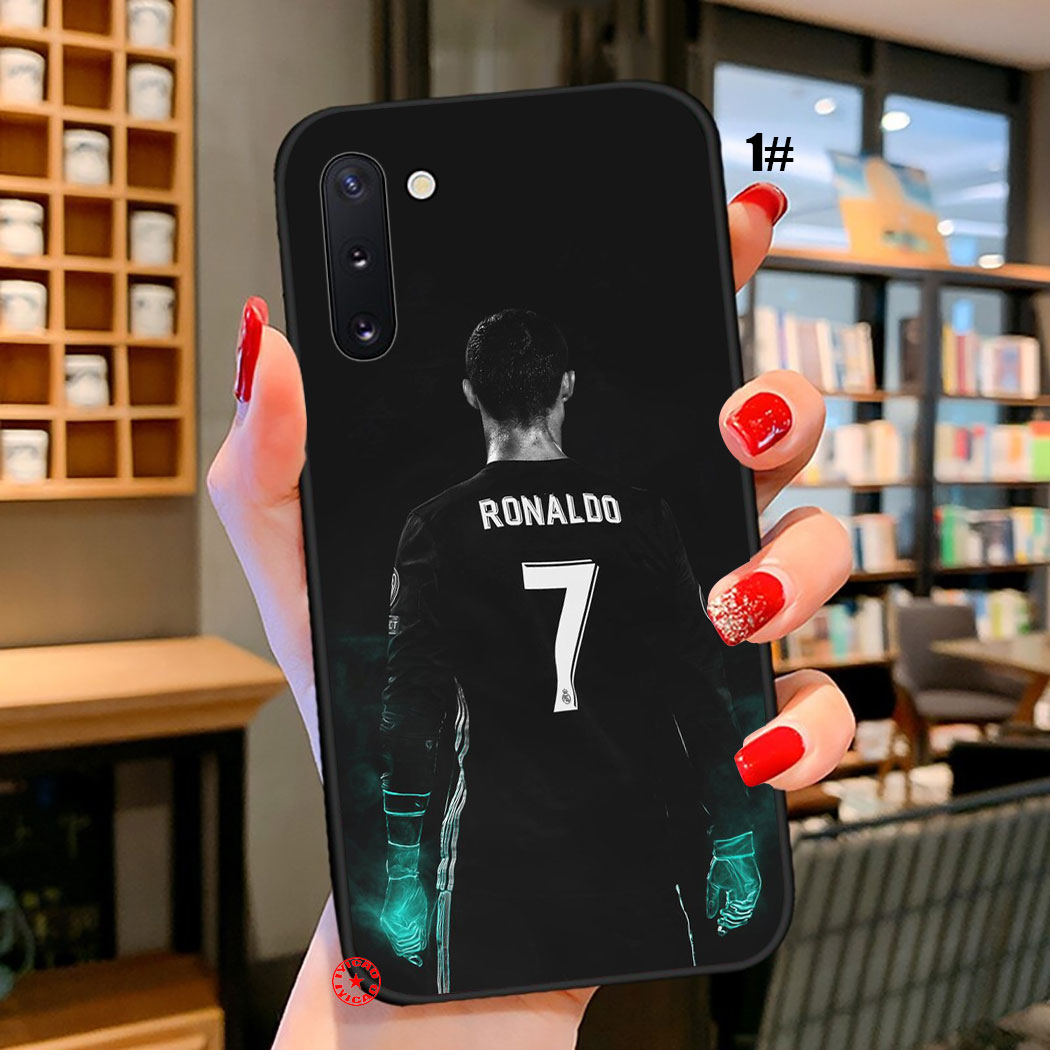 Ốp Điện Thoại Silicon Mềm Hình Cristiano Ronaldo Cr7 Eg41 Cho Samsung Galaxy S10E S8 Plus S7 S6 Edge A3 A2 Core