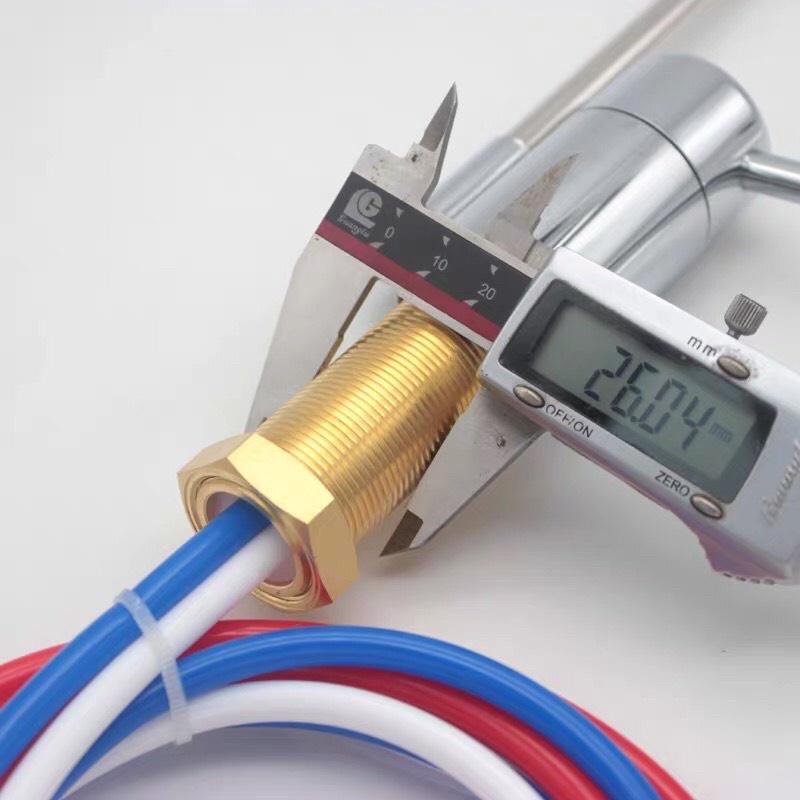 Vòi 3 Dây Đi Âm Dùng Cho Máy Lọc Nước Ion Kiềm Không Có Vòi Trên Đầu