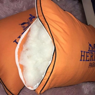 Cặp gối mircro lông vũ hermes paris cao cấp