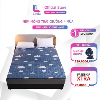 Đệm topper mỏng m2/m5/m8 Linda Nệm trải giường điều hòa 4 mùa