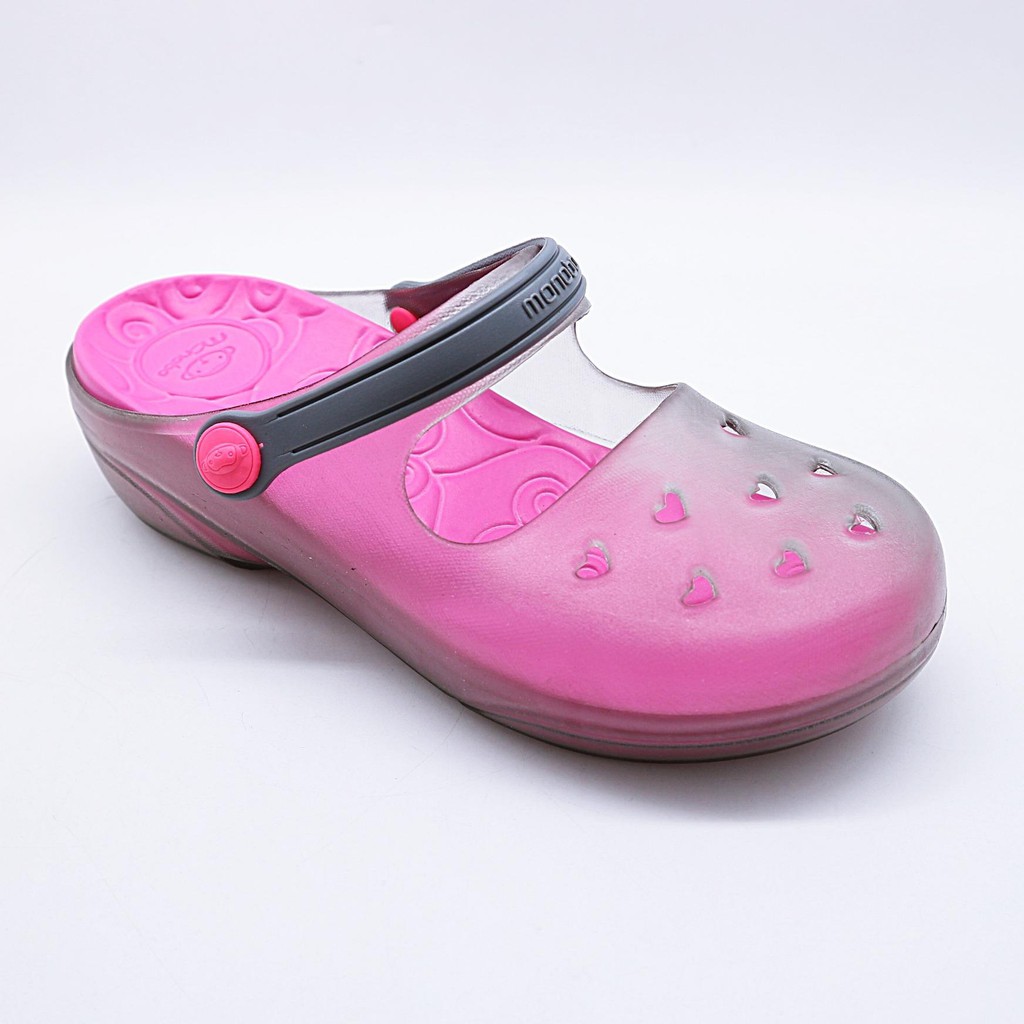 Giày Sục Nhựa Thái Lan Monobo Kimberry (Xám hồng)