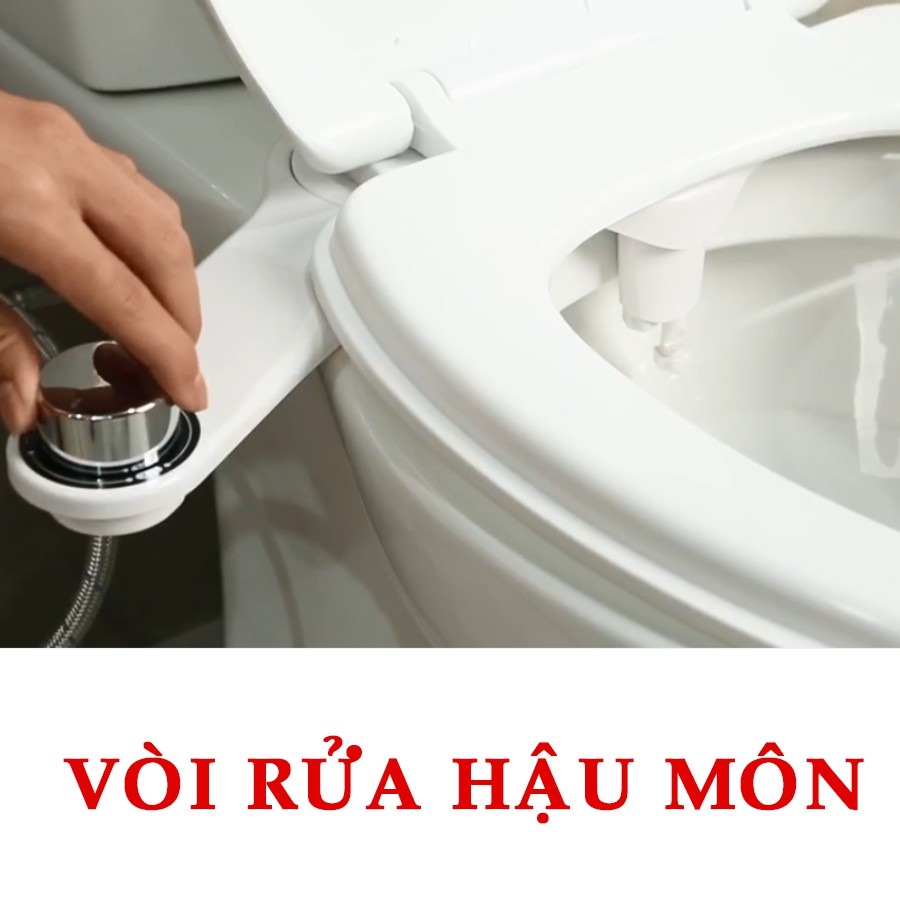 [CHUYÊN GIA RỬA ĐÍT] Vòi Xịt Vệ Sinh Thông Minh BIDET TOILET Thế Hệ Mới 2020