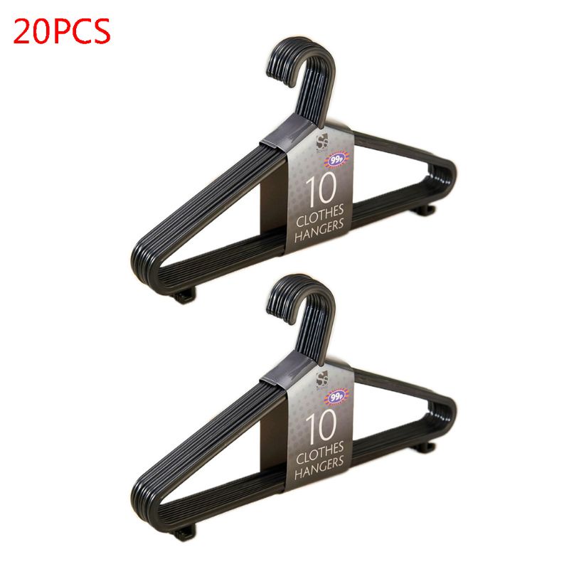 Bộ 20 Móc Nhựa Treo Quần Áo Chống Trượt Đa Năng