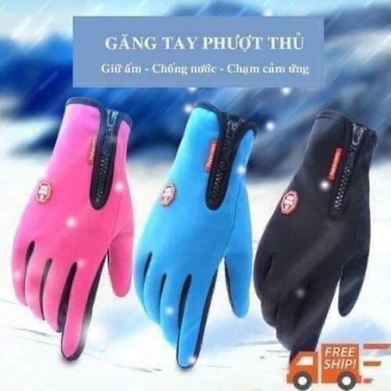 GĂNG TAY CHỐNG NƯỚC, GIỮ ẤM,CHẠM ĐƯỢC CẢM ỨNG