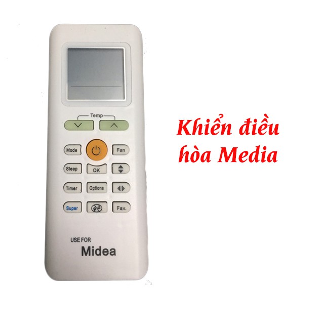 Remote điều hòa Media