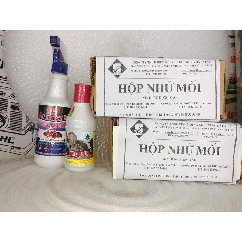 { COMBO DIỆT MỐI - 2 hộp nhử + 1pmc + 1 dầu mối Sifa }