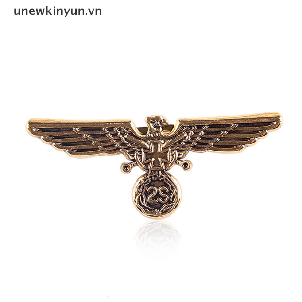 1 Huy Hiệu Cài Áo Hình Đầu Sói Phong Cách Vintage