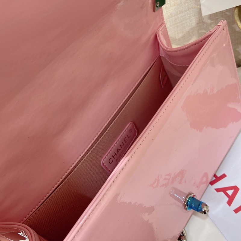 Túi xách nữ Size 25 Da bóng+ Khoá nạm Fullbox nam châm