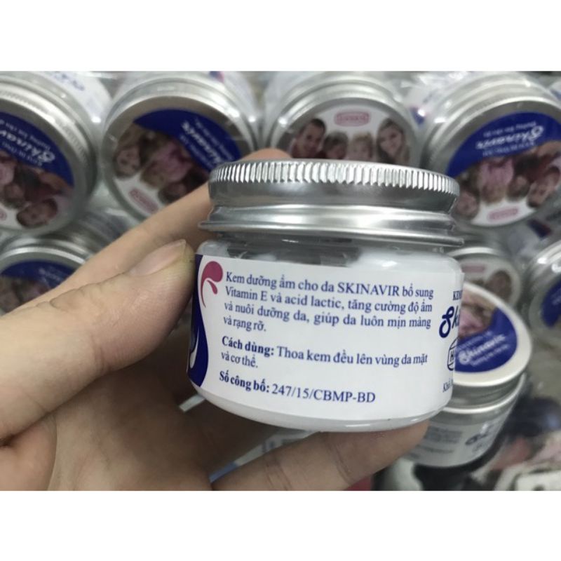 Kem Dưỡng Ẩm Skinavir Hasan Lọ 35g ⚡ CAM KẾT CHÍNH HÃNG ⚡ Kem dưỡng ẩm và nuôi dưỡng da giúp da luôn mịn màng