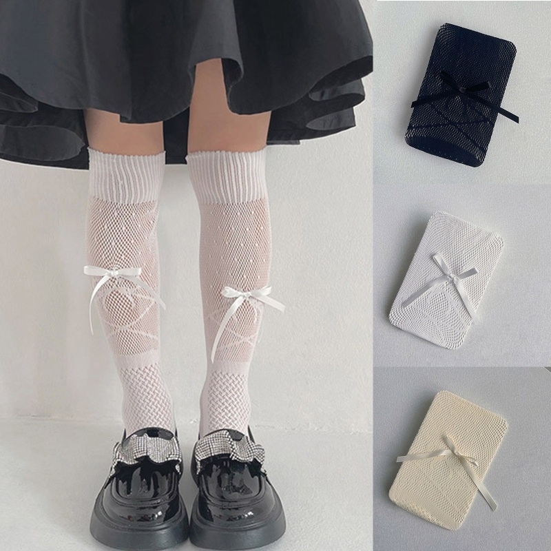 Đôi Vớ Dài Qua Gối Bằng Nylon Thời Trang Dễ Thương Cho Bé Gái