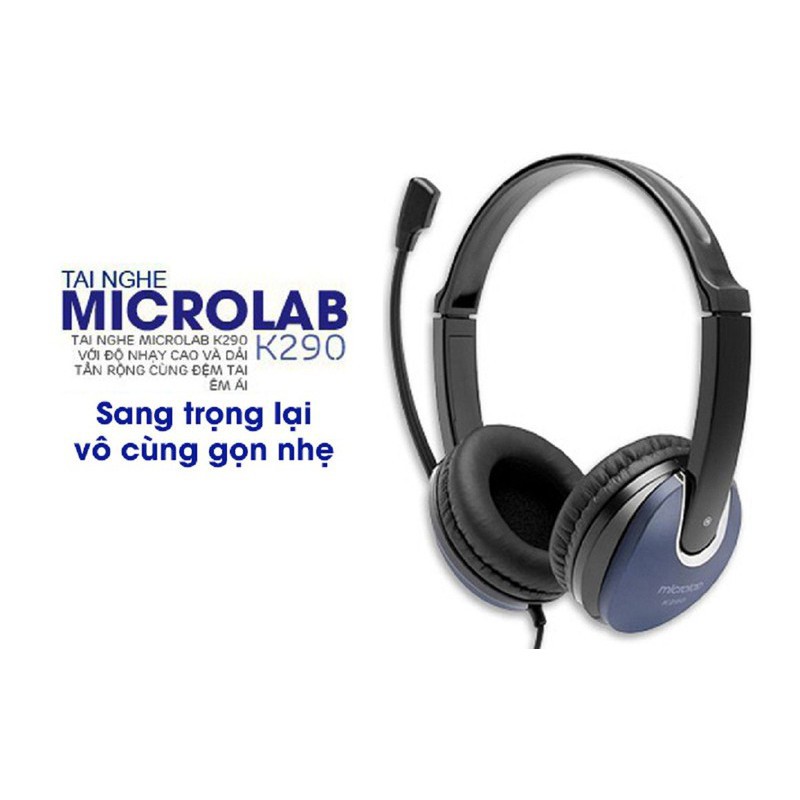 Tai nghe máy tính có mic Microlab K290