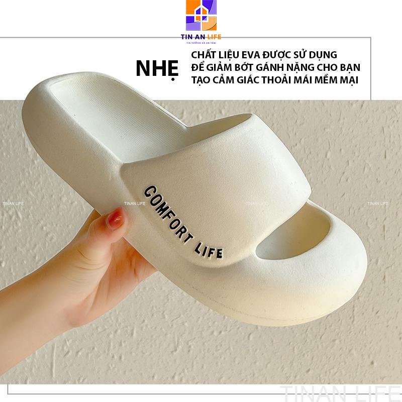 Dép Bánh Mì COMFORT LIFE Êm Chân, Chống Va Đập, Mang Trong Nhà, Đi Dạo Phố
