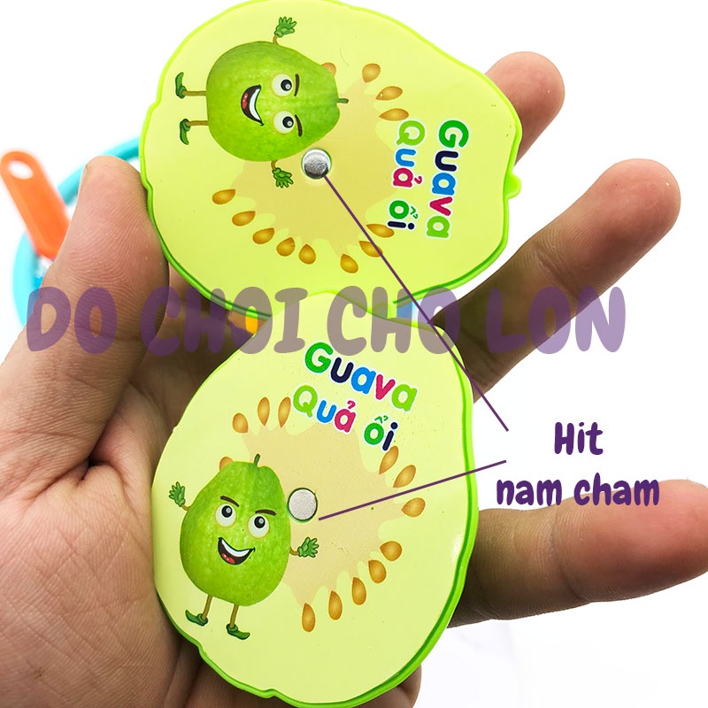 Đồ chơi nấu ăn rổ đựng trái cây cắt hít nam châm bằng nhựa LT5088-5T