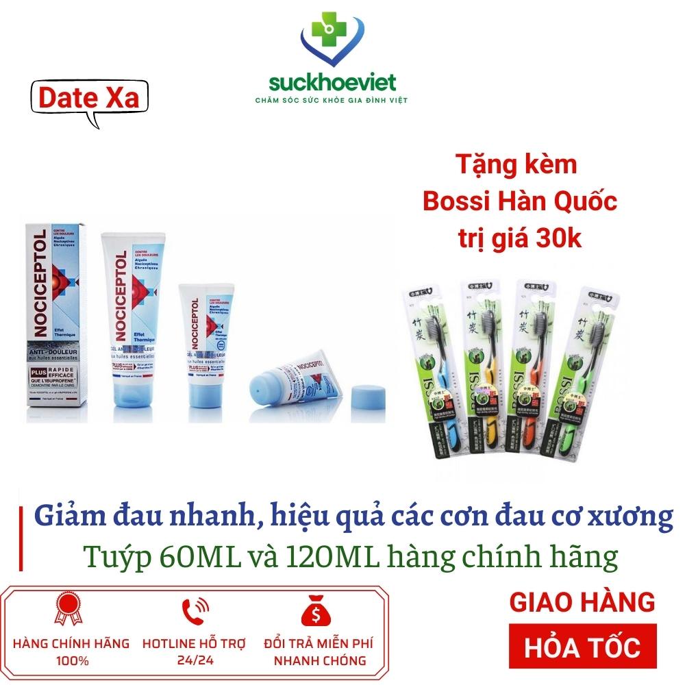 Gel bôi giảm đau xương khớp gel bôi Nociceptol 60ml và gel bôi Nociceptol 120ml