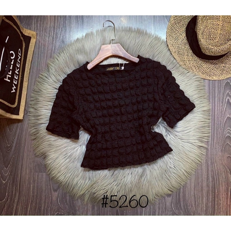 ❌Áo Croptop Xốp ô Kiểu Cổ Tròn Mềm Mại Ôm Dáng Dễ Phối Đồ _Đi Học Đi Chơi siêu đẹp ạ
