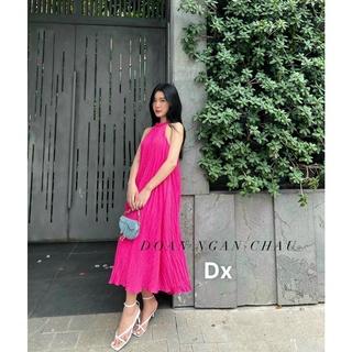 ĐẦM YẾM MIDI XỐP CỔ BÍNH