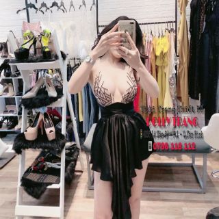 Đầm maxi chéo dây sexy