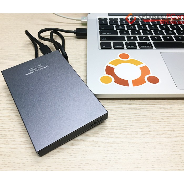 Box SSD HDD 2.5 to Type C vỏ nhôm, biến SSD thành ổ cứng di động