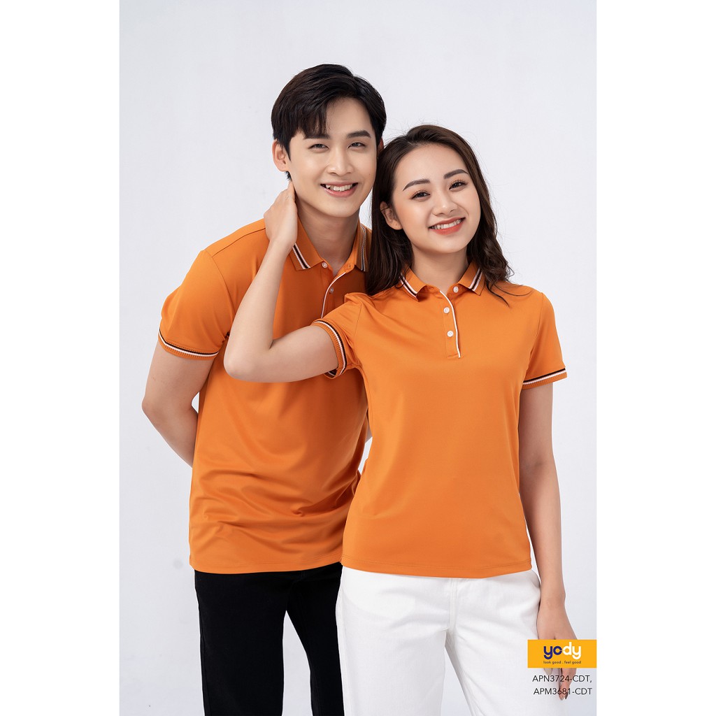 YODY Áo Thun Polo Nam Coolmax Cổ Bẻ 7 Màu Thấm Hút Mồ Hôi - APM3681