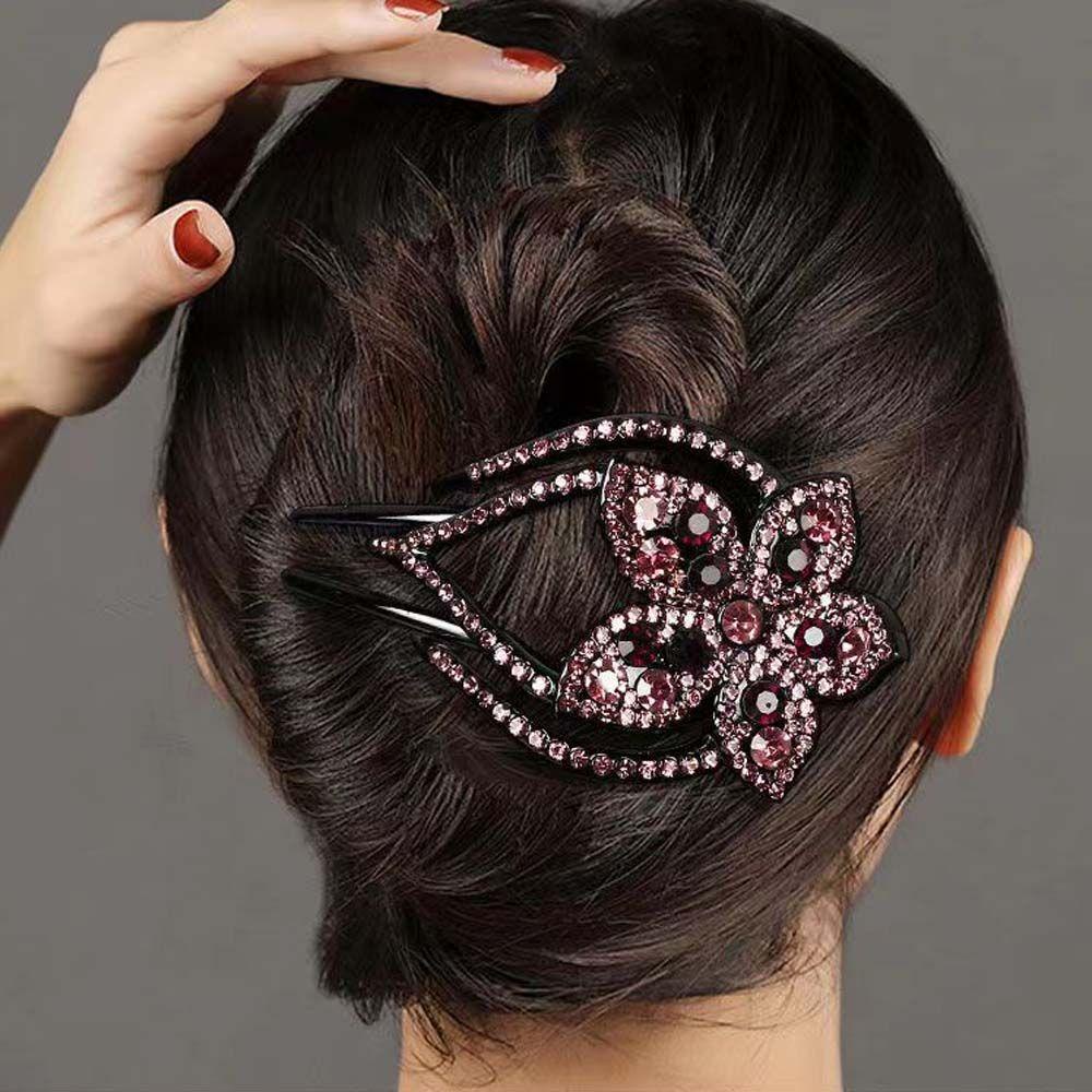 Kẹp Tóc Hình Hoa Phong Cách Hàn Quốc Ngọt Ngào Cho Nữ