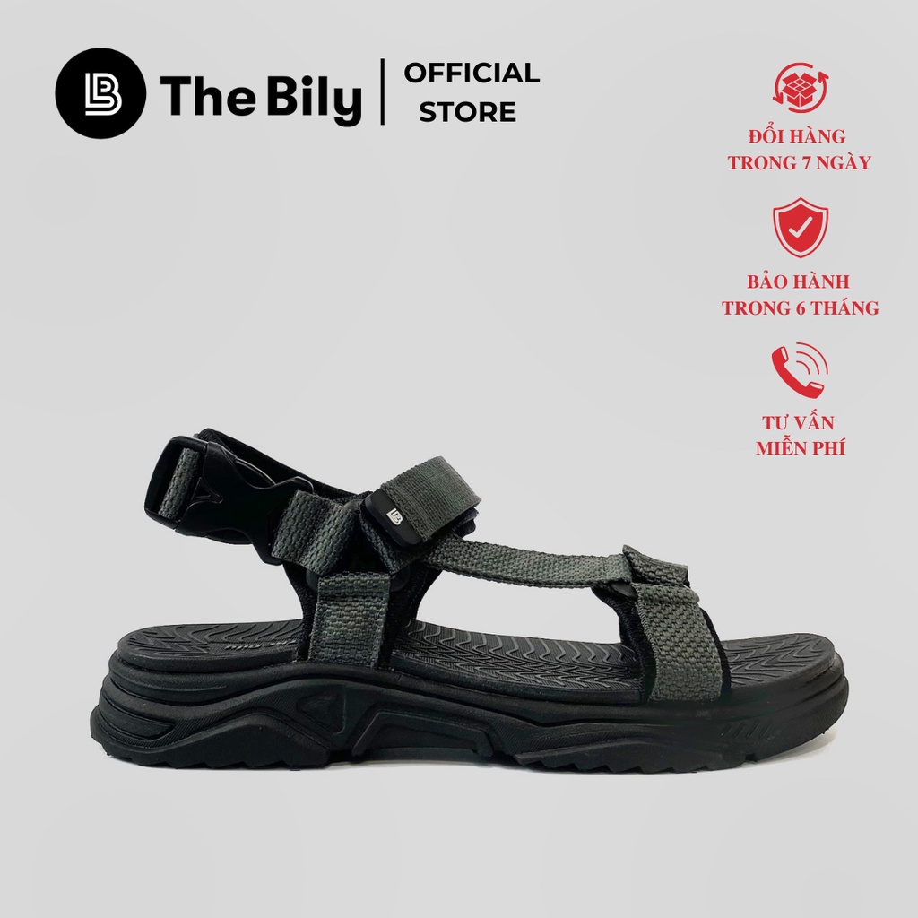 Giày Sandal Nam Nữ Unisex The BiLy Quai Chéo Dây Dù Đế Phylon Siêu Êm Nhẹ Nhiều Màu-BL01