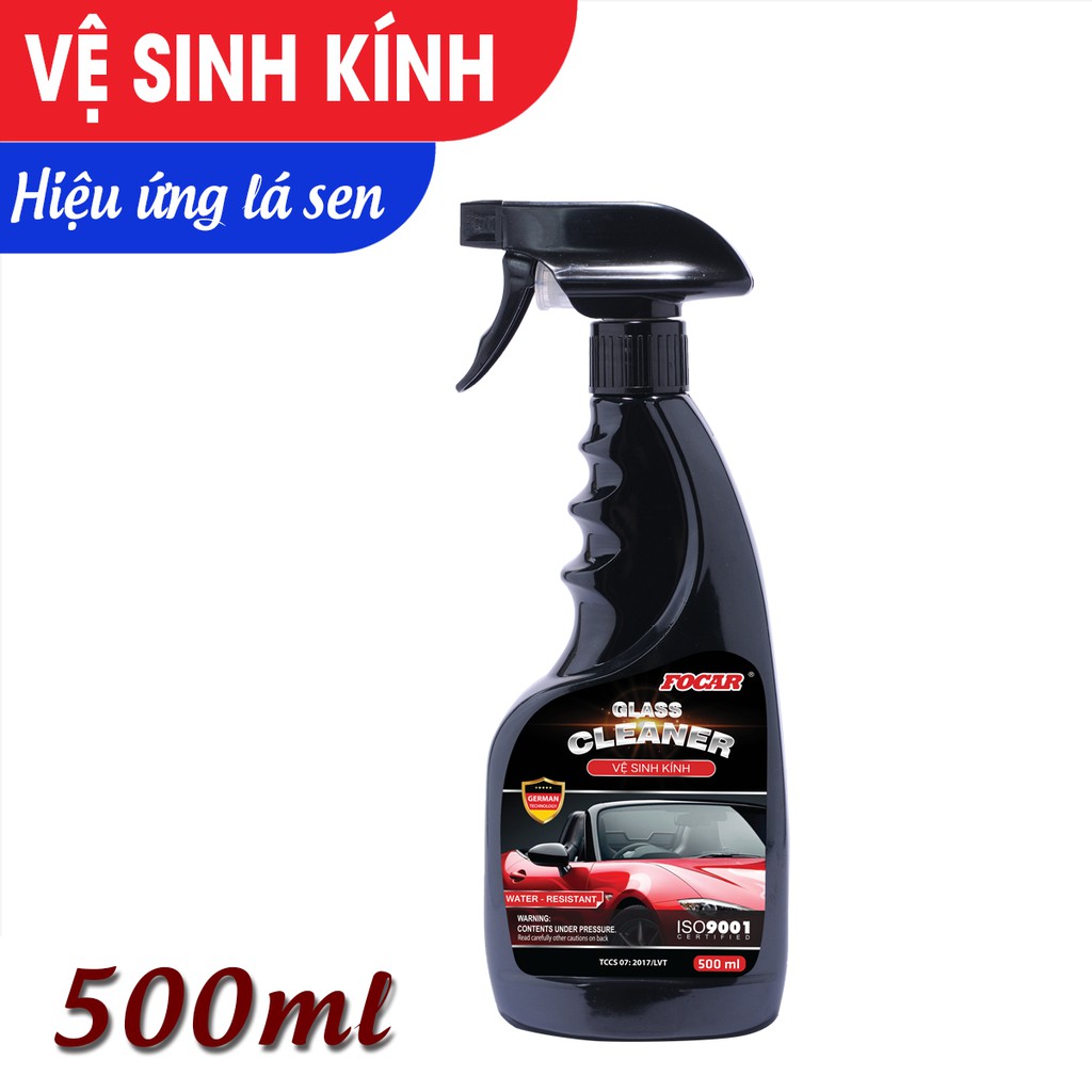 FOCAR Dung dịch vệ sinh kính ô tô xe hơi Focar Glass Cleaner 500ml