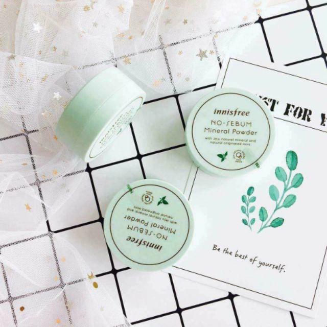 🍁PHẤN PHỦ DẠNG BỘT INNISFREE [Siêu kiềm dầu] + mịn da, giúp nền lâu trôi | BigBuy360 - bigbuy360.vn