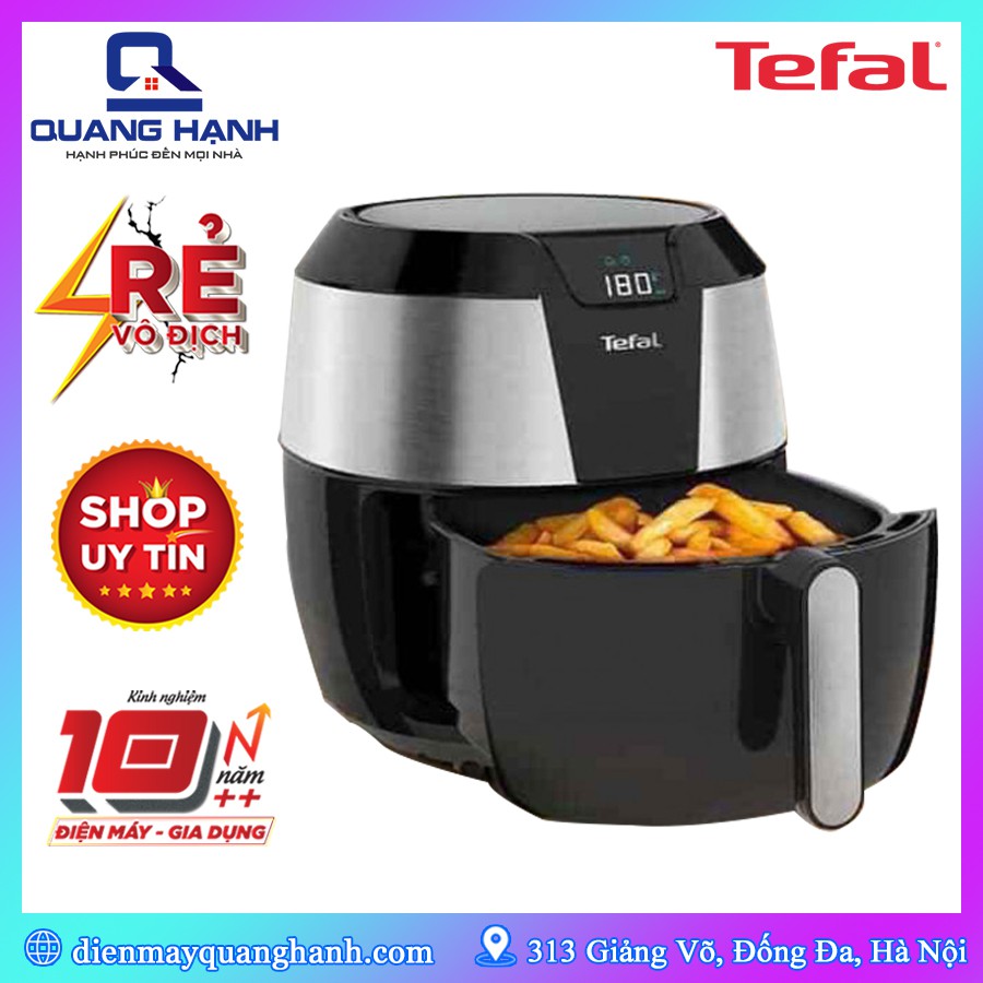 [Hàng chính hãng, Tặng chảo Tefal Natura] Nồi chiên không dầu XXL TEFAL EY701 EY701D EY701D15