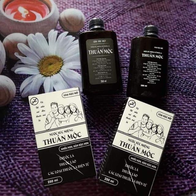 Nước xúc miệng cai thuốc lá ,thuốc lào