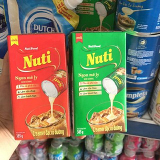 sữa đặc có đường nuti hộp giấy 385g