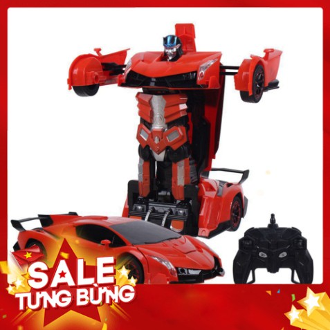 [FREE SHIP] 💥[FREESHIP+ CÓ VIDEO]💥Ô tô biến hình thành Robot Transformers - Xe điều khiển từ xa loại to Siêu Hiện Đại 