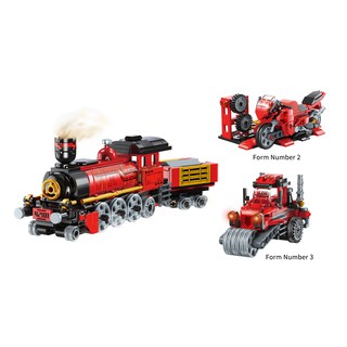 Đồ chơi xếp hình Qman 42101 - Tàu hỏa biến hình