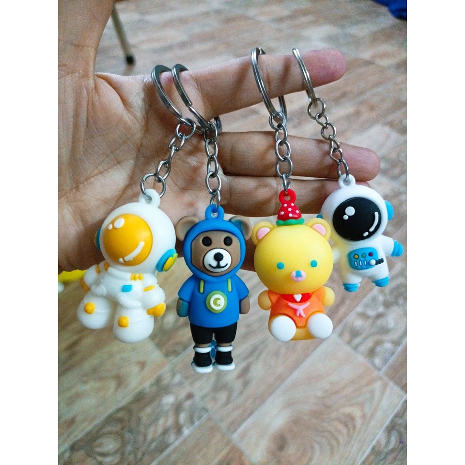 Móc Khóa Nhựa Dẻo Đủ Mẫu Mã Siêu Cute