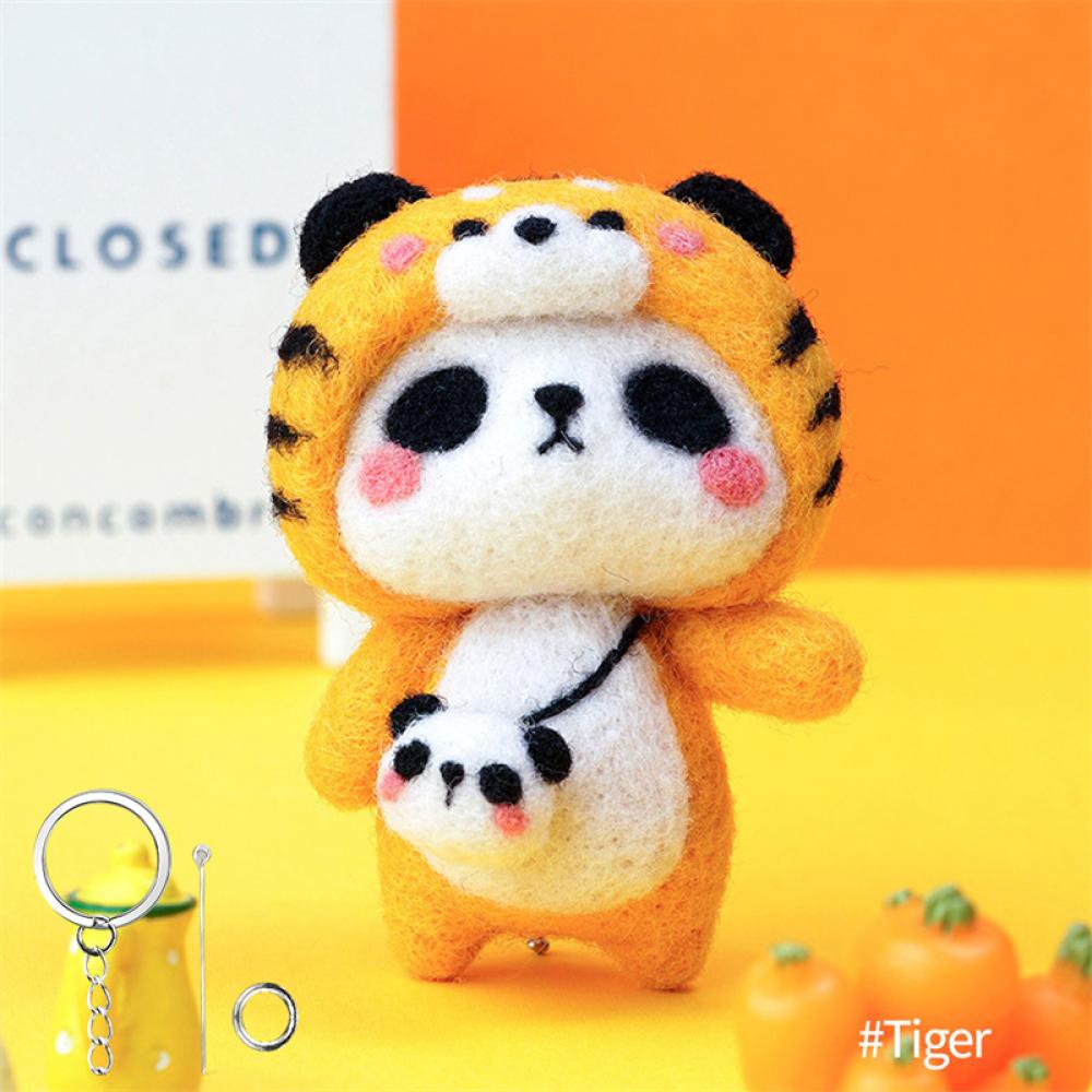 Bộ Dụng Cụ Đan Len Thủ Công Hình Gấu Trúc Dễ Thương Cho Người Mới Bắt Đầu C3H6