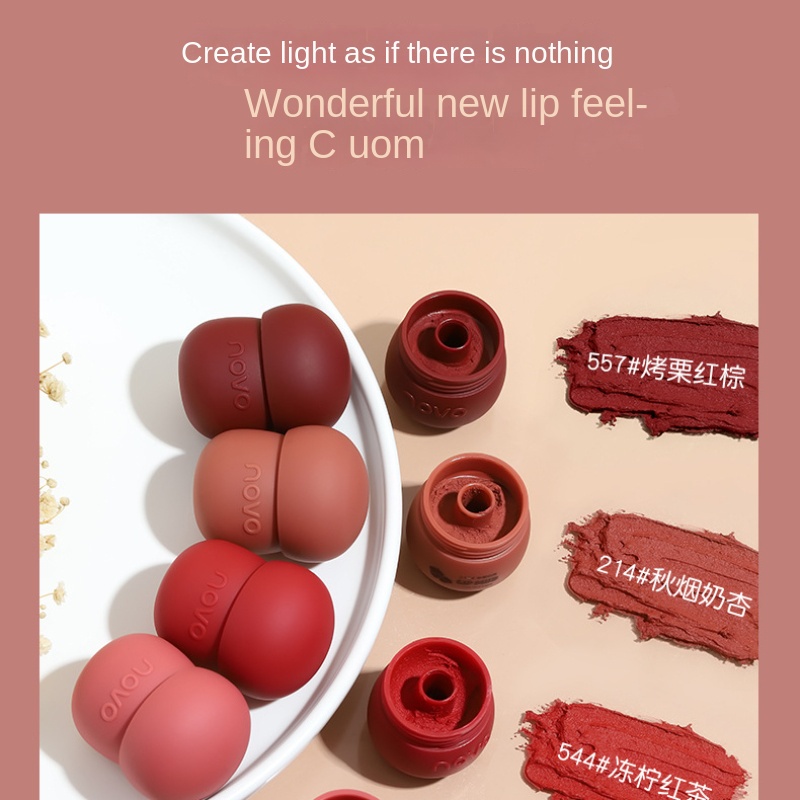 Son Môi NOVO Không Phai Không Dính Cốc Phong Cách Trung Hoa Cho Nữ
