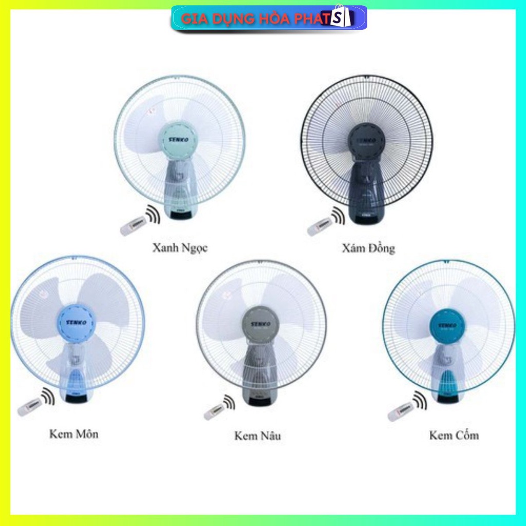 Quạt treo tường Senko điều khiển từ xa TR1628 - quạt điều khiển có remote