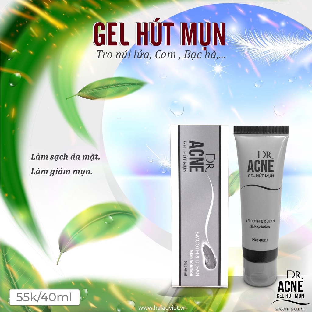 Gel lột mụn Dr Acne , lột không ra mụn em hoàn tiền luôn nhé