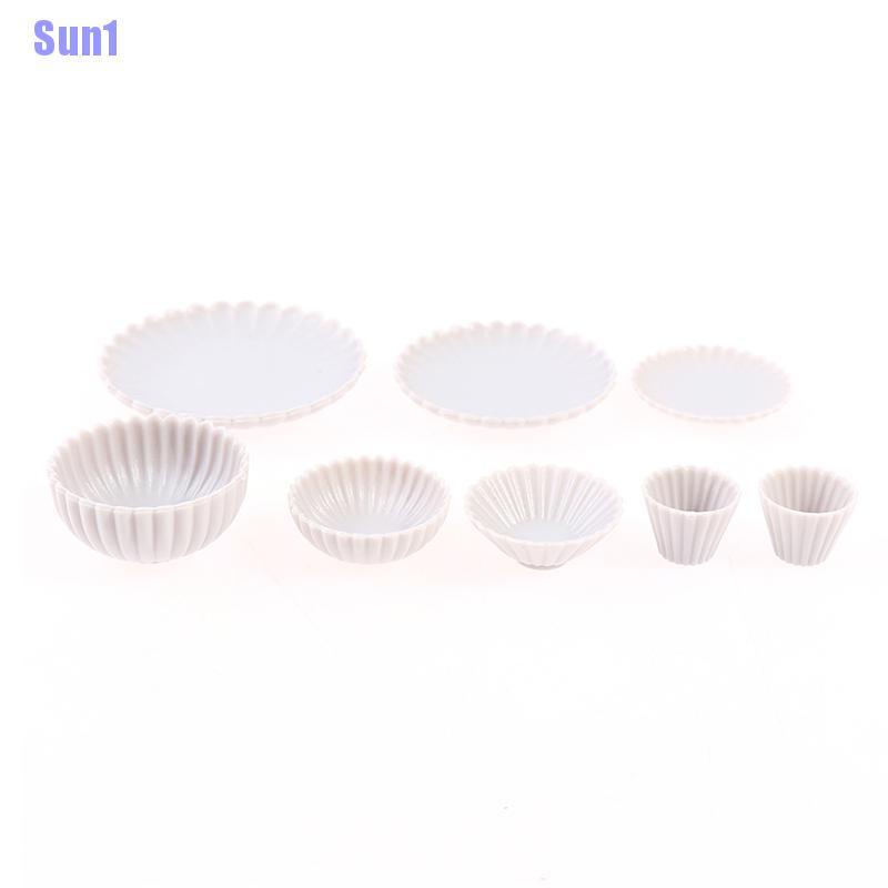 Bộ 8 Mô Hình Đồ Chơi mini Tỉ Lệ 1: 6 Trang Trí Cho Nhà Búp Bê