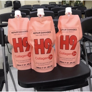 [Hàng Chính Hãng] Hấp Siêu Phục Hồi Tóc Hư Tổn COLLAGEN H9 - 500ml Cao Cấp