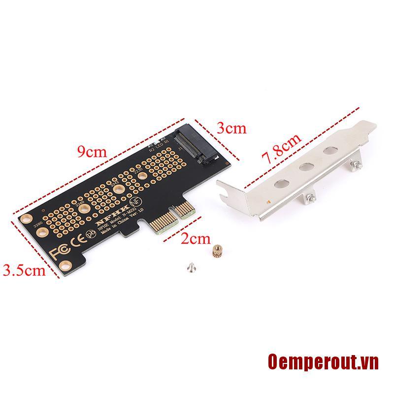 Thẻ Chuyển Đổi Oemperout Nvme Pcie M.2 Ngff Ssd Sang Pcie X1 Pcie X1 Sang M.2 Với Bracke | BigBuy360 - bigbuy360.vn