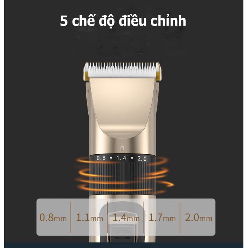 Tông Đơ Cắt Tóc Gia Đình PROFESSIONAL - tặng kèm 9 phụ kiện