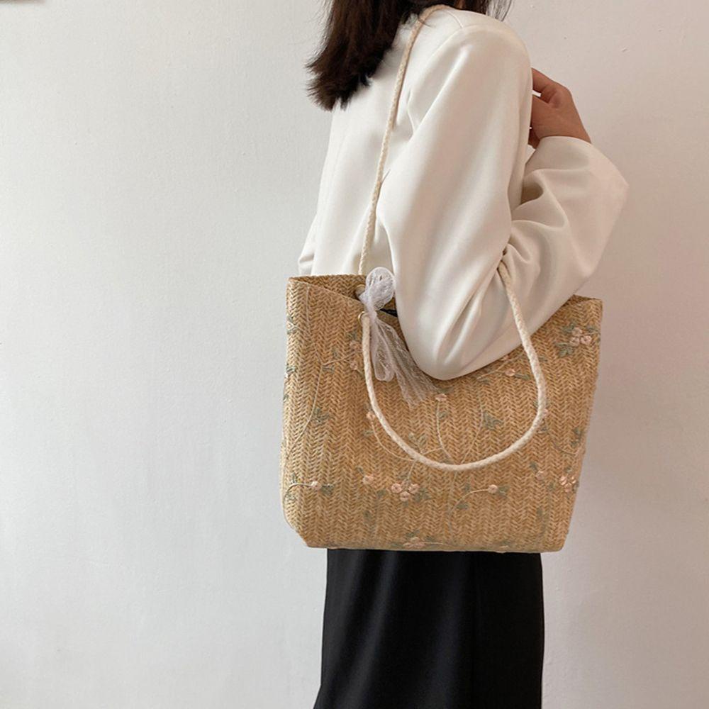 UUMIR Túi Xách Đan Rơm Thời Trang Mùa Hè Cho Nữ