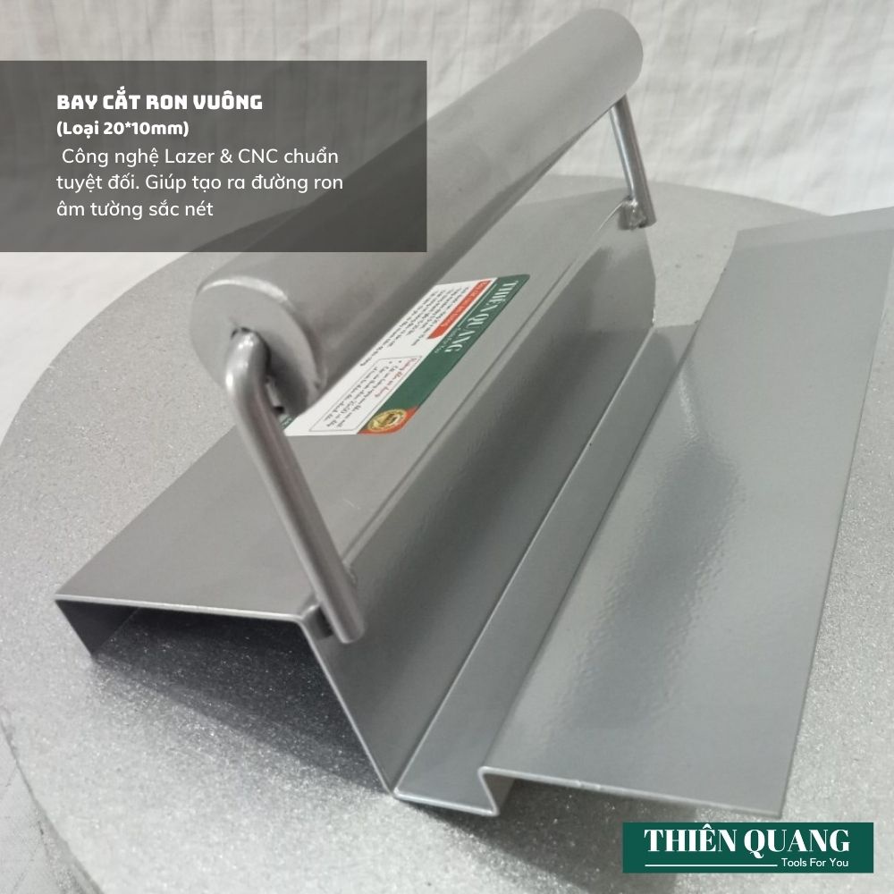 Bay cắt ron chỉ âm tường VUÔNG 20x10mm - Thiên Quang