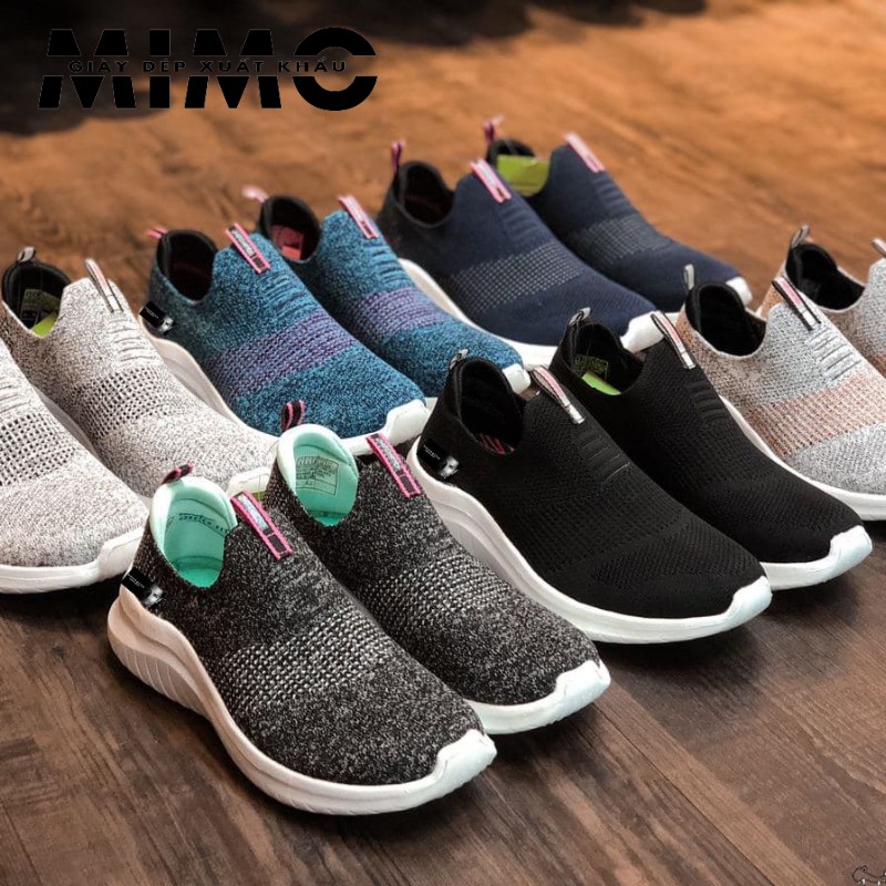 [Hàng xuất] Giày thể thao Skechers cố chun êm mềm nhẹ cho nữ