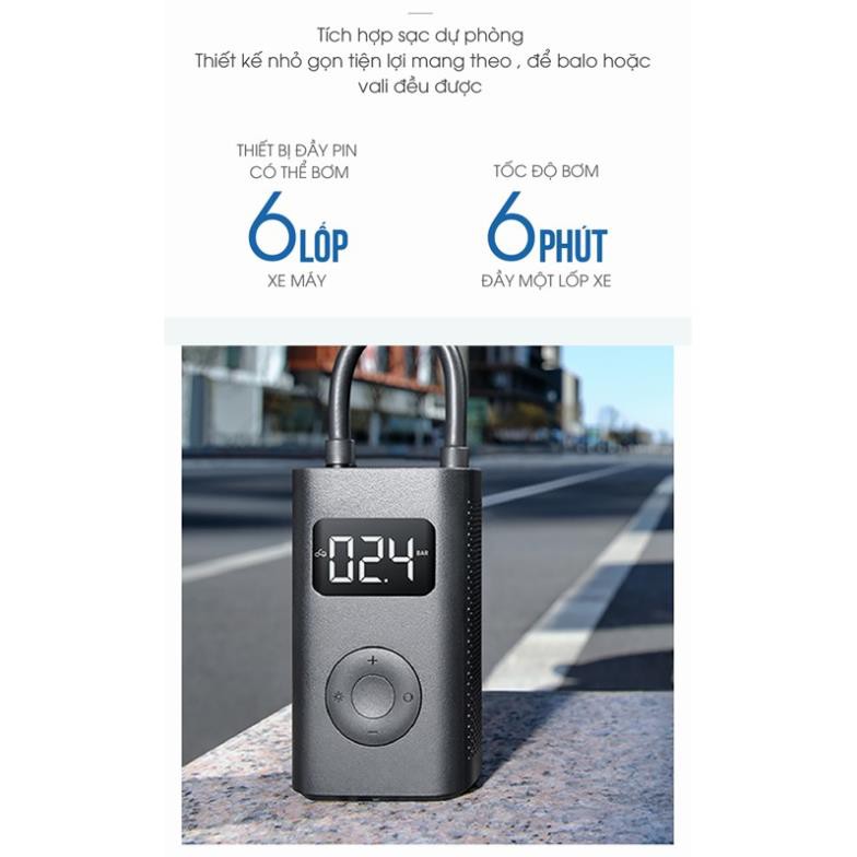 [ Bản Q tế, Chính hãng] Máy Bơm Đa Năng Xiaomi Mi Portable Air Pump - Chính hãng phân phối | BigBuy360 - bigbuy360.vn